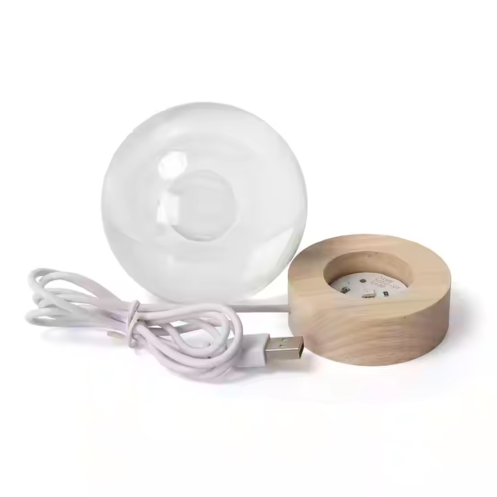 Saturn - 3D ক্রিস্টাল বল - Image 3