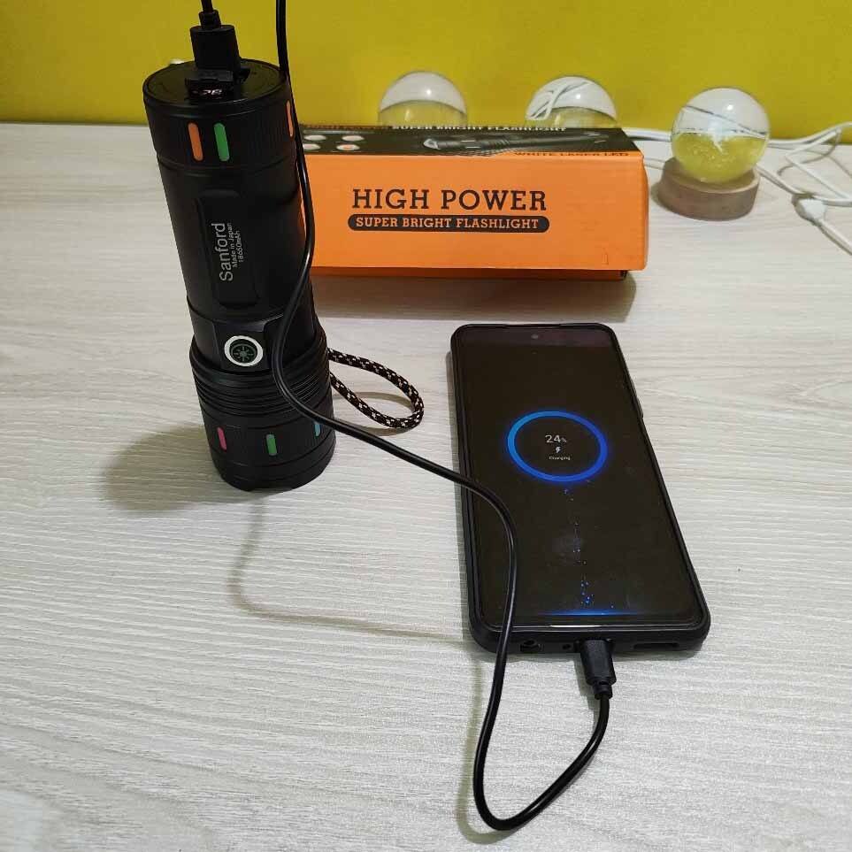 Sanford High Power Rechargeable Flashlight - Image 4